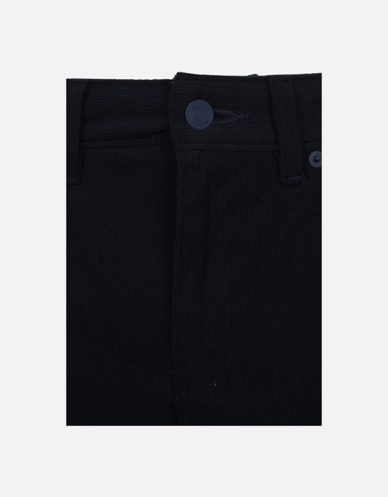 Boss Black Delaware Corduroy Trouser Dark Blue