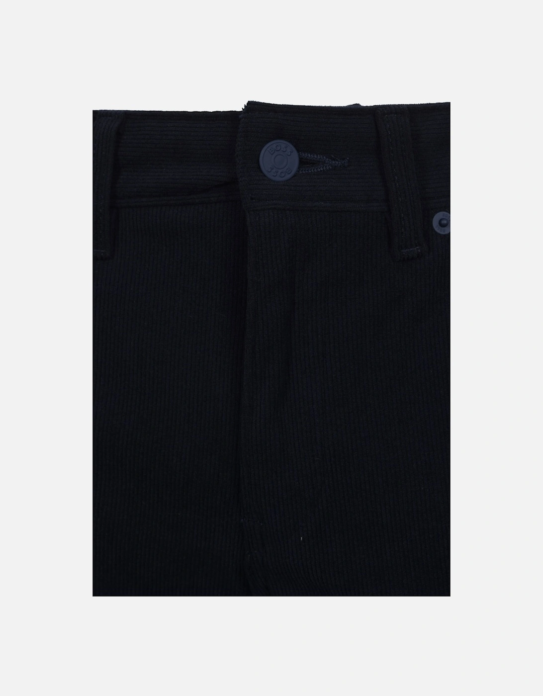 Boss Black Delaware Corduroy Trouser Dark Blue