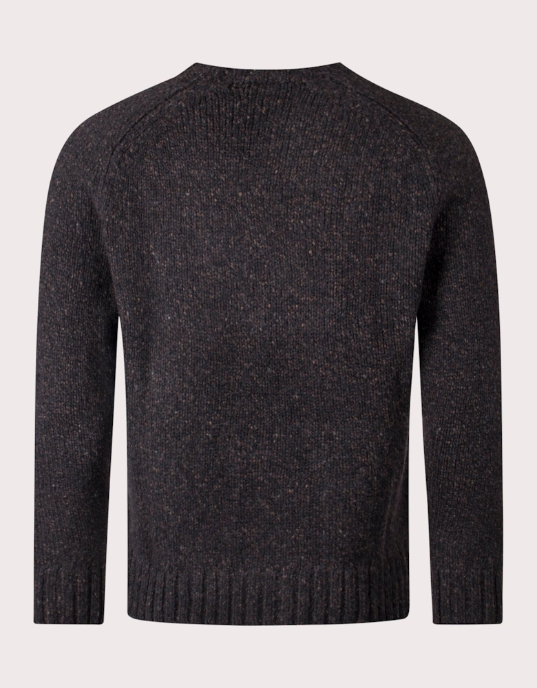 Marled Knit Crew Neck Jumper