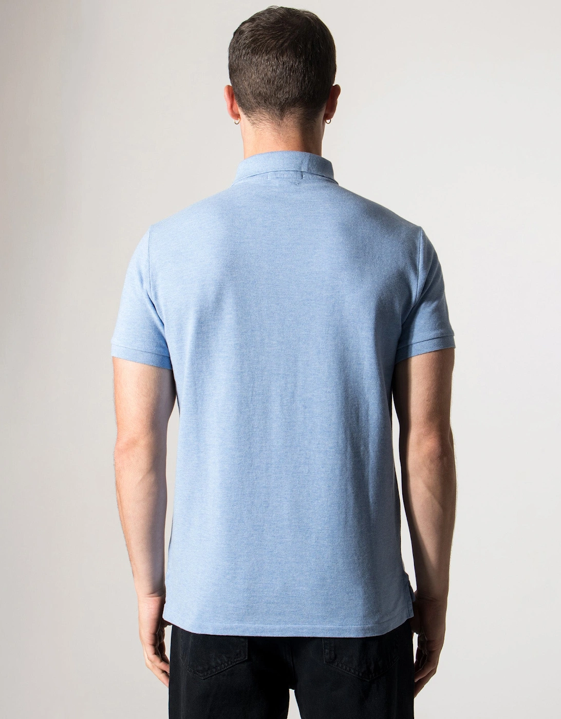 Custom Slim Fit Mesh Polo Shirt