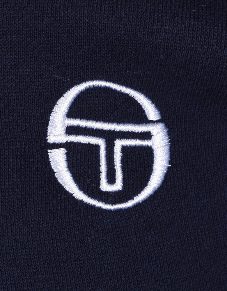 Damarindo Half Zip Sweatshirt Maritime Blue/Adrenaline Rush
