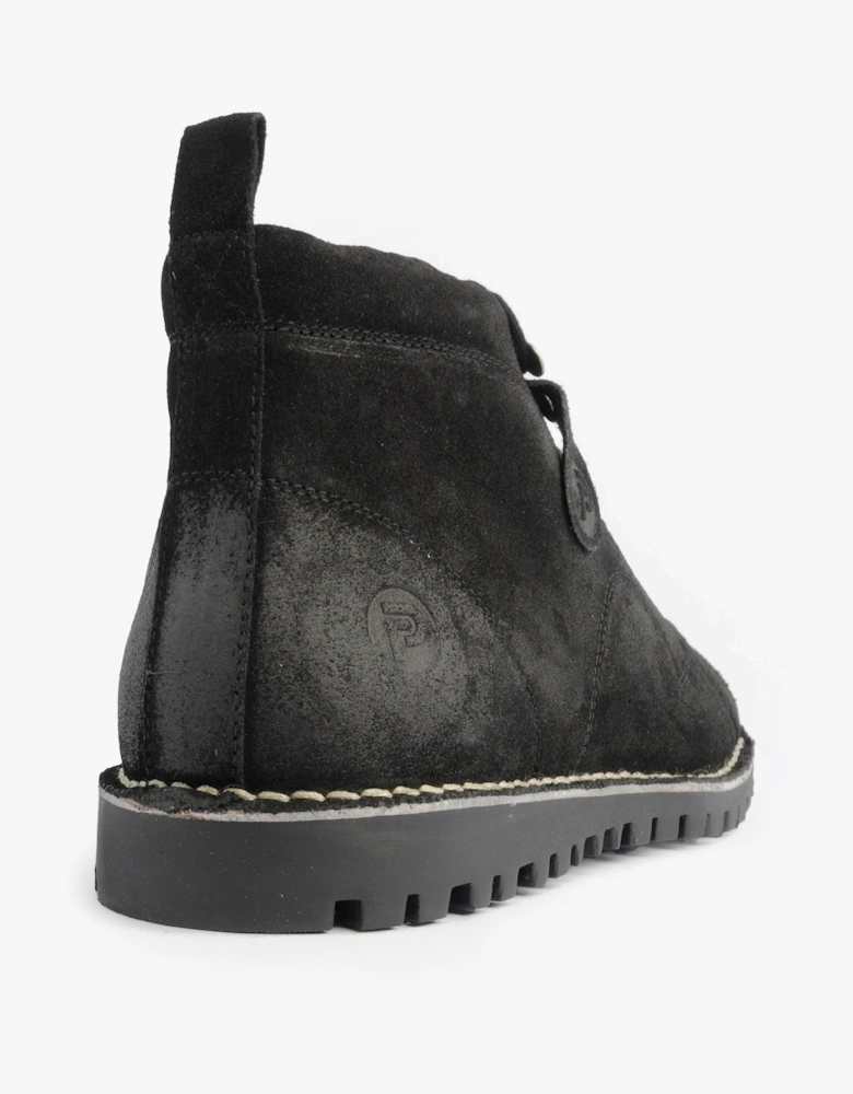 1961 MOD Mens Suede Boots Black