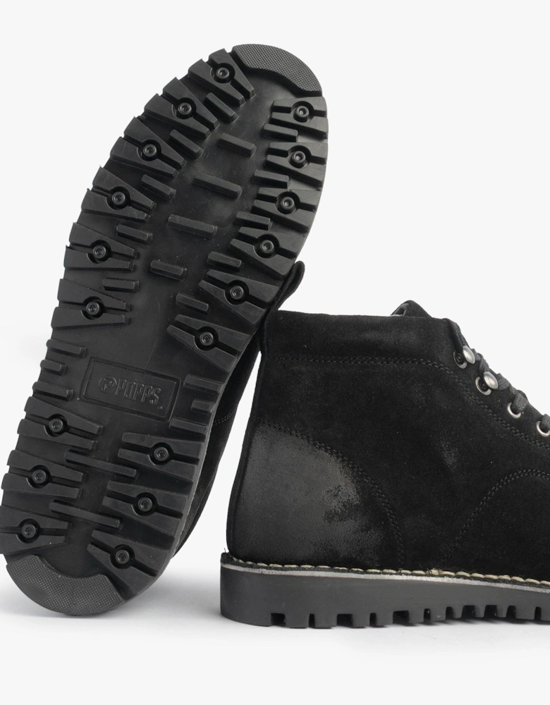 1961 MOD Mens Suede Boots Black