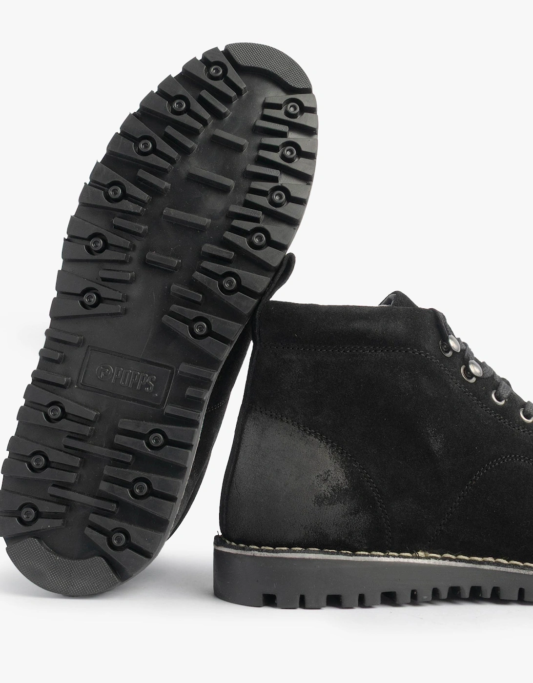 1961 MOD Mens Suede Boots Black