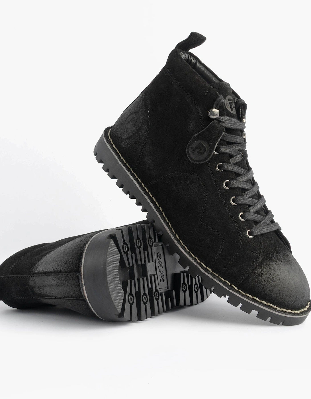 1961 MOD Mens Suede Boots Black