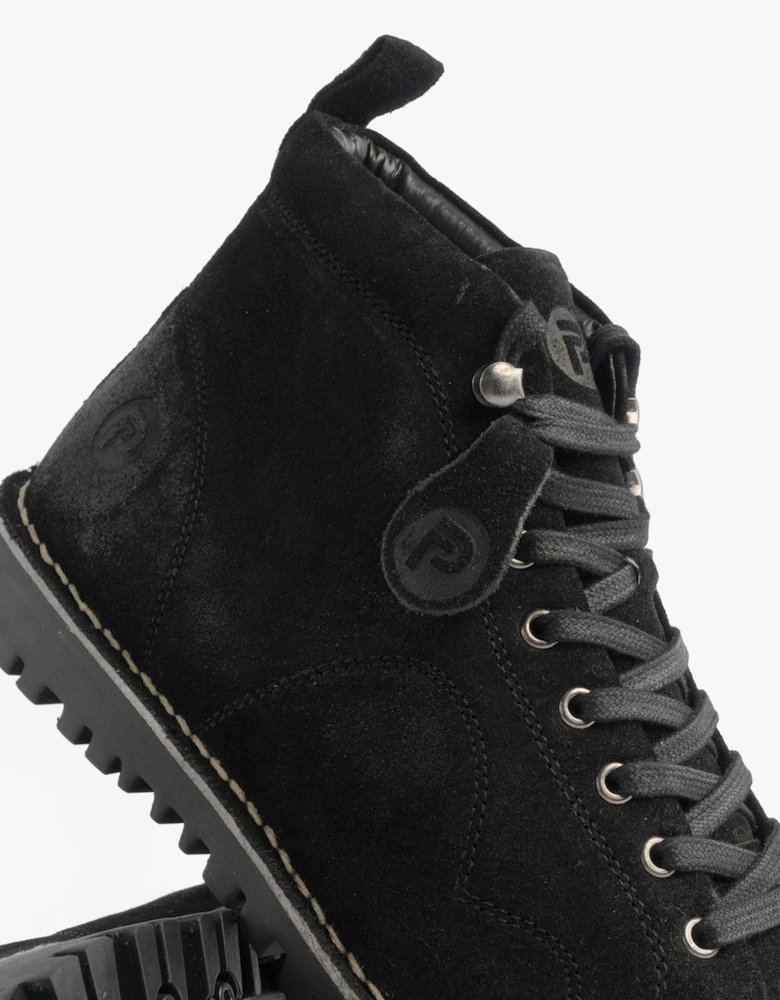 1961 MOD Mens Suede Boots Black