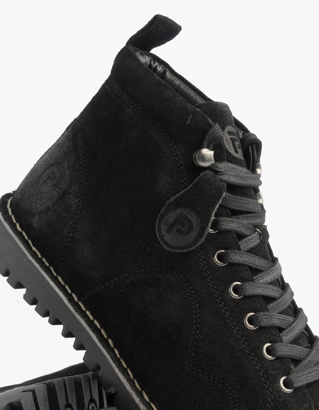 1961 MOD Mens Suede Boots Black