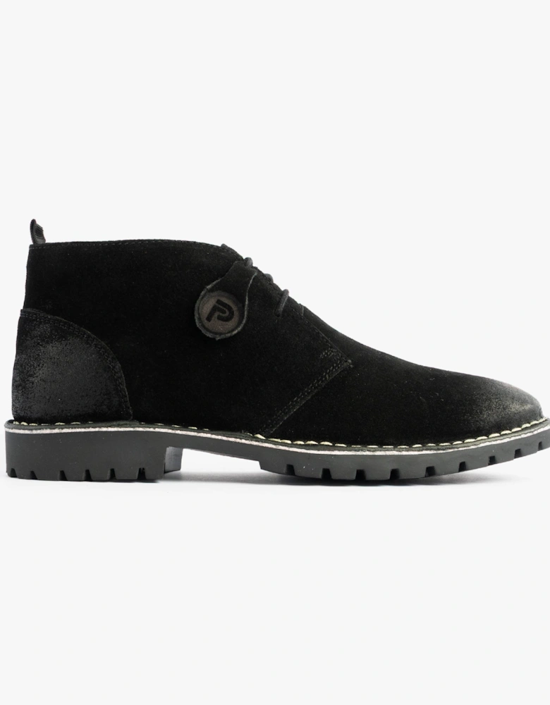 COOPER Mens Desert Boots Black