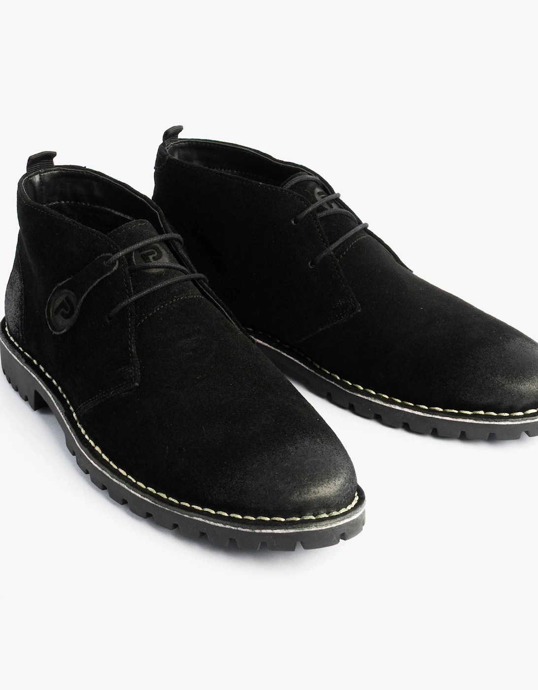 COOPER Mens Desert Boots Black