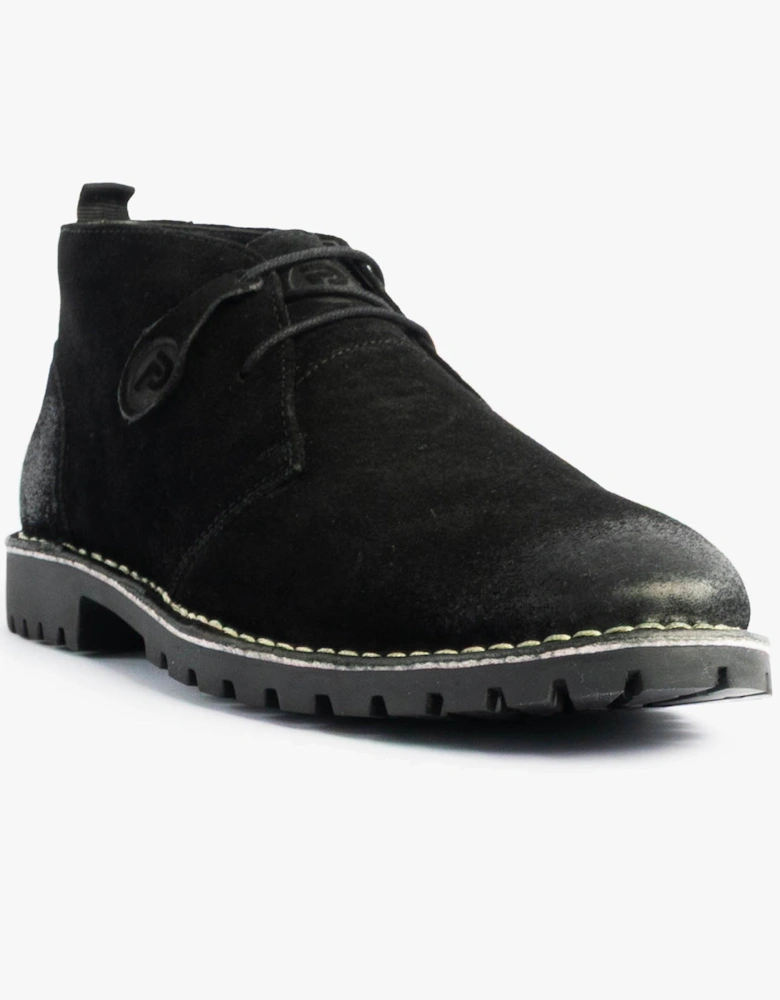 COOPER Mens Desert Boots Black