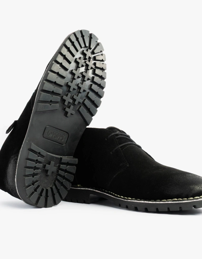 COOPER Mens Desert Boots Black