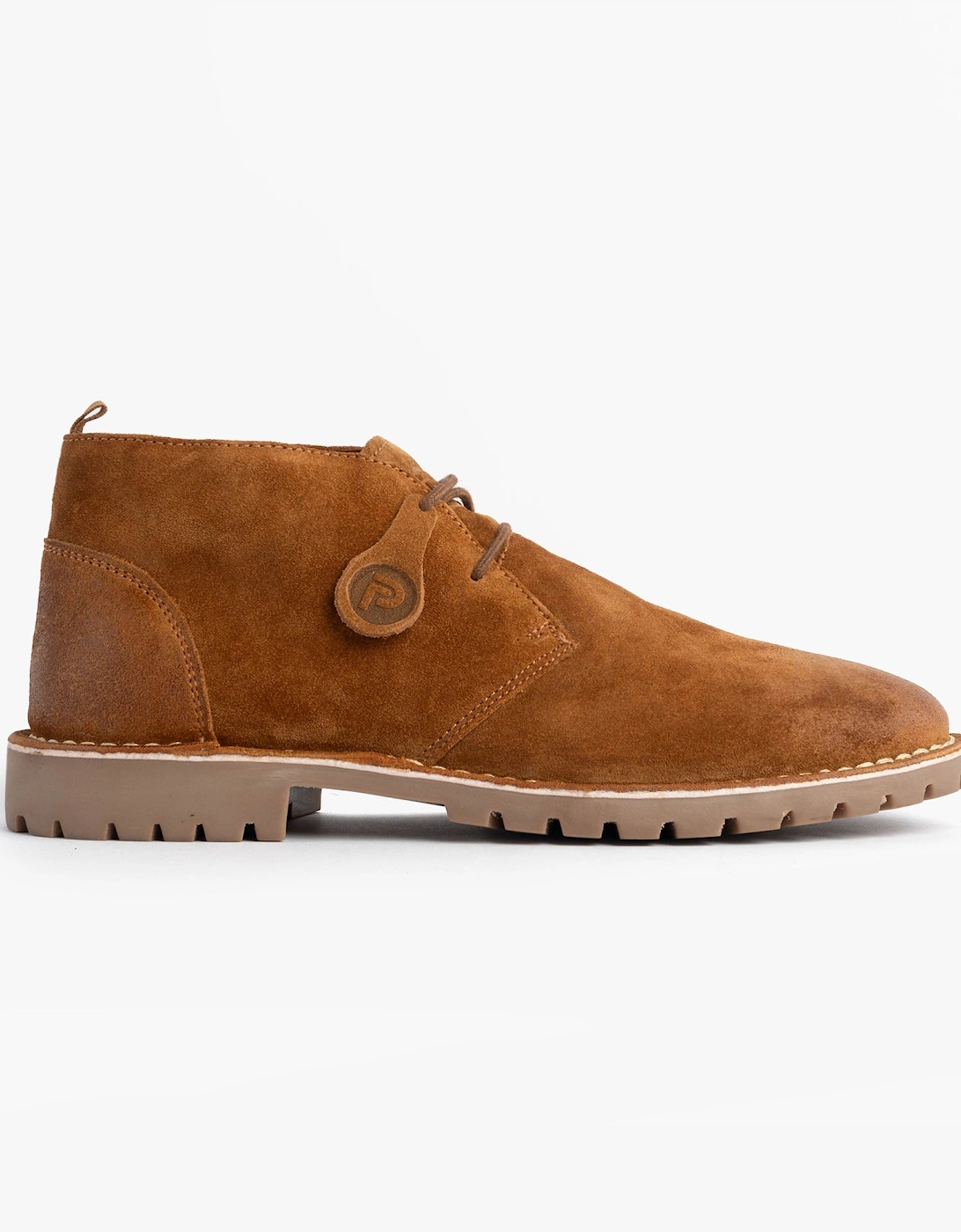 COOPER Mens Desert Boots Cognac, 17 of 16