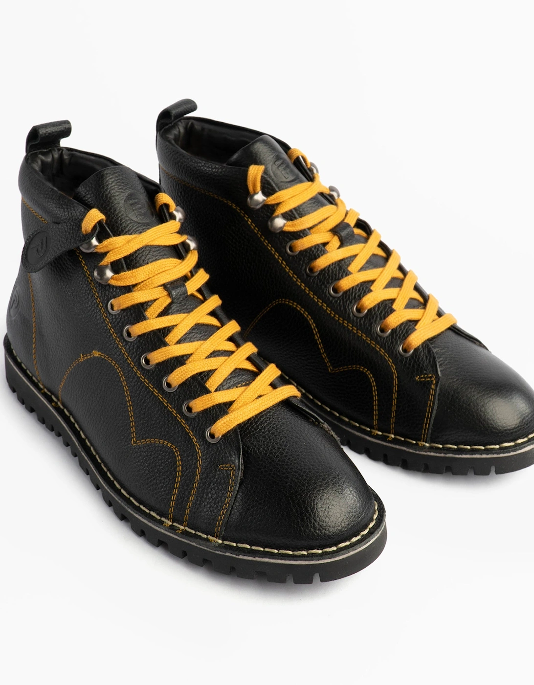 1961 MOD Mens Leather Boots Black
