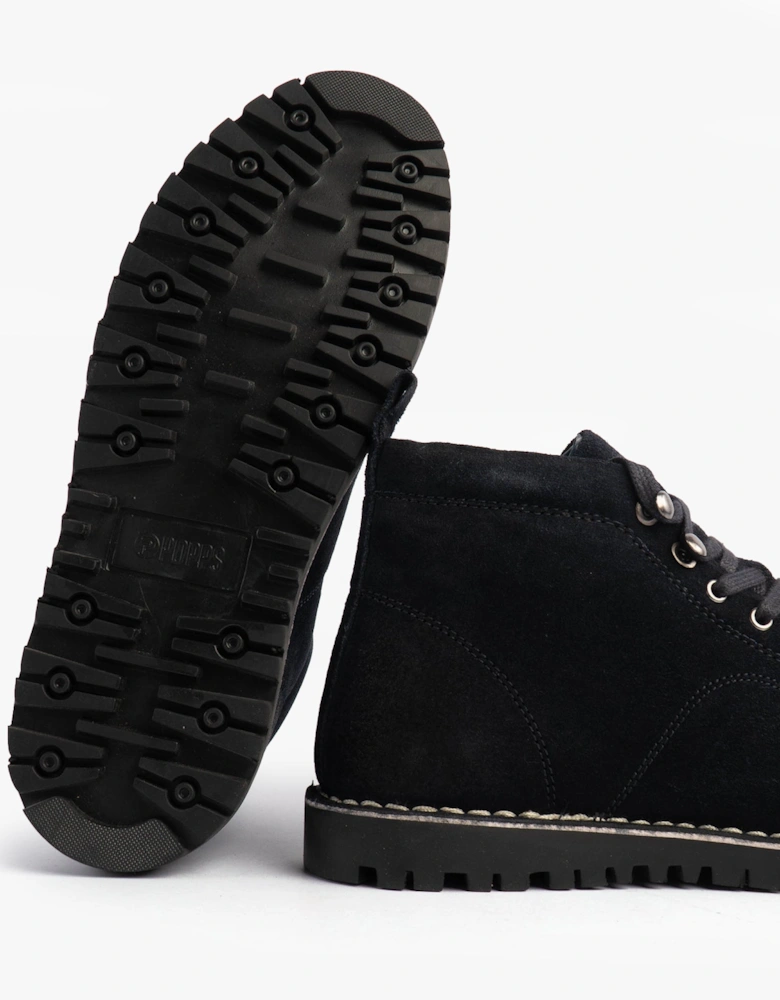 1961 MOD Mens Suede Boots Navy