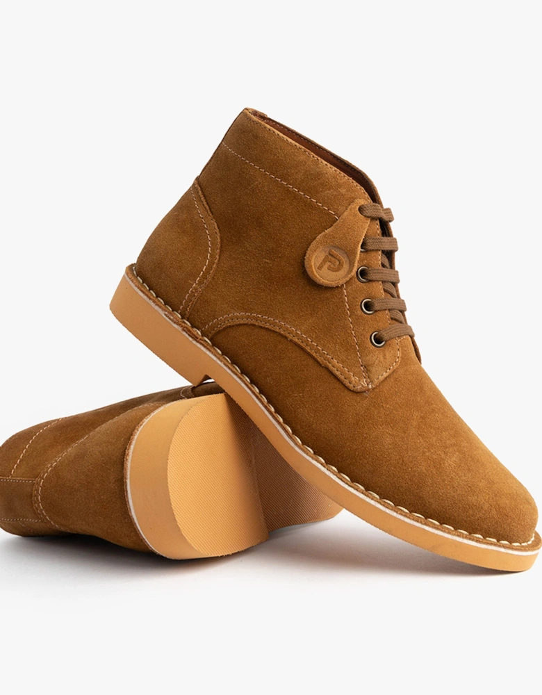 RANGER Mens Desert Boots Cognac