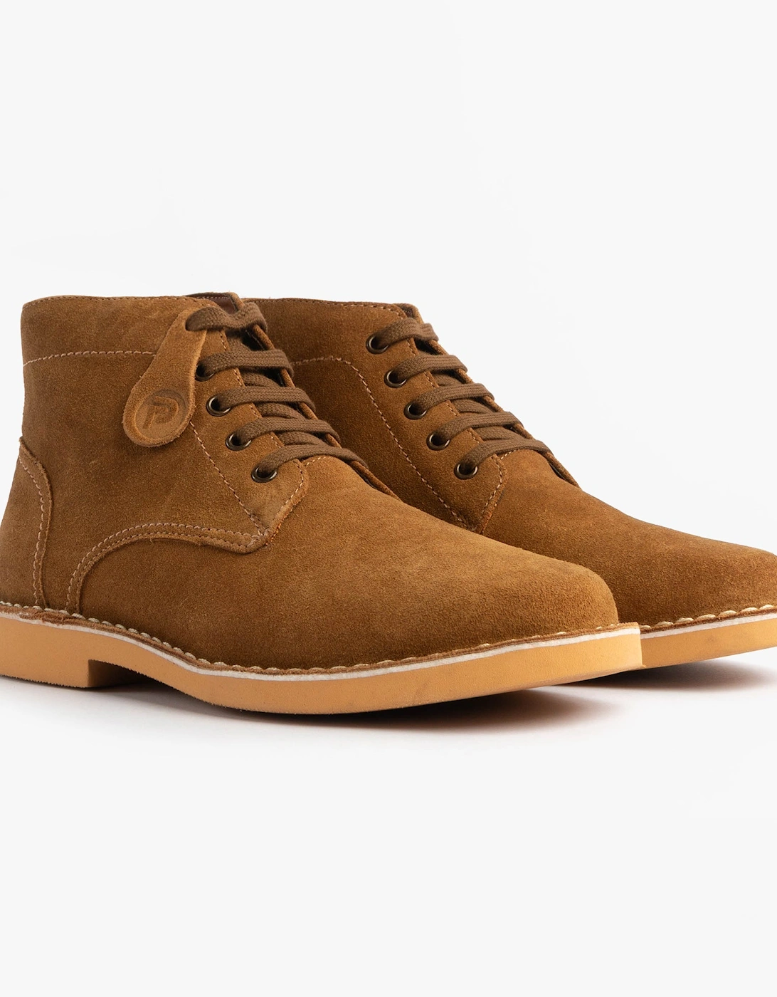 RANGER Mens Desert Boots Cognac