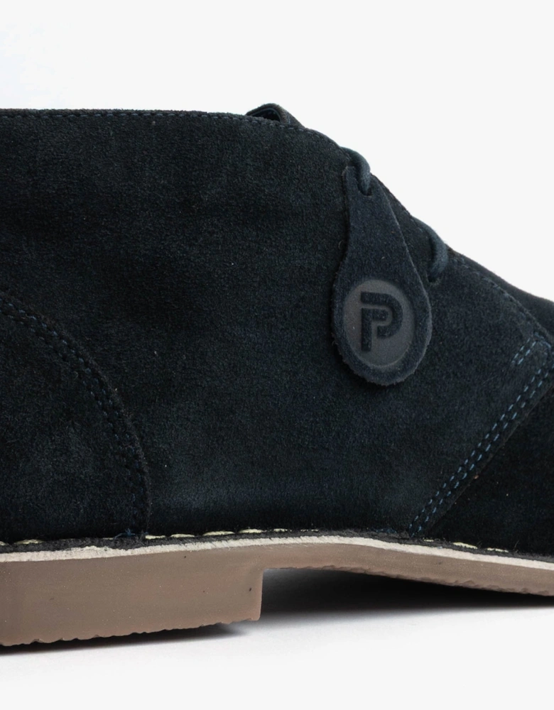 VESPA Unisex Desert Boots Navy