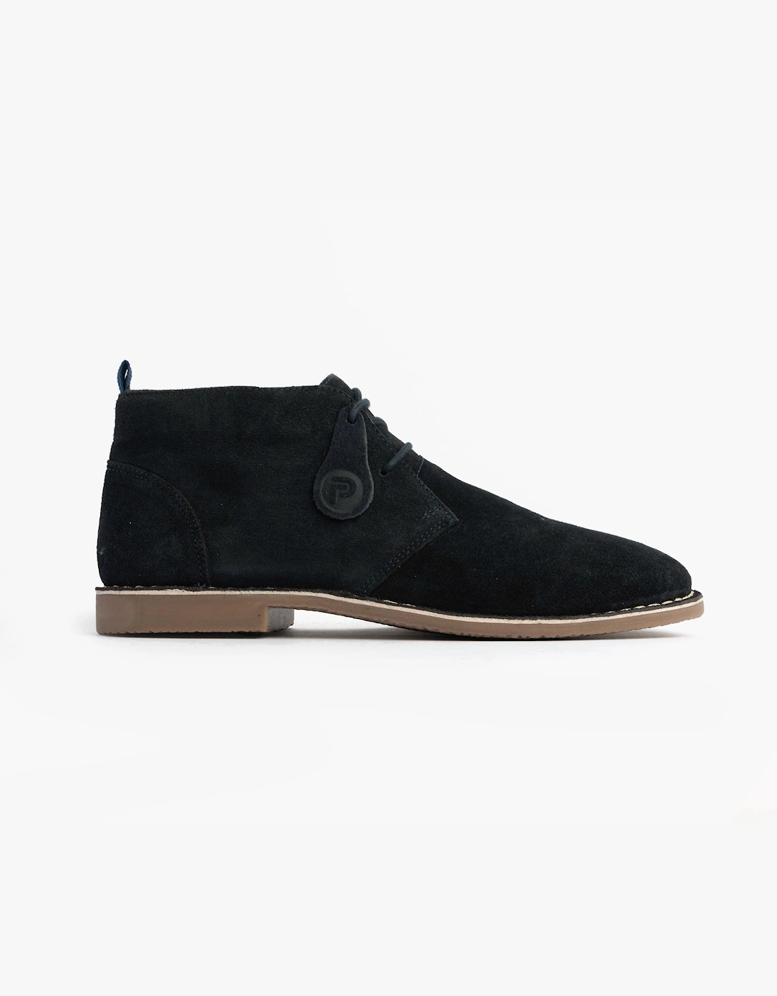 Women's Popps VESPA Unisex Desert Boots Navy - Blue - Size: 9