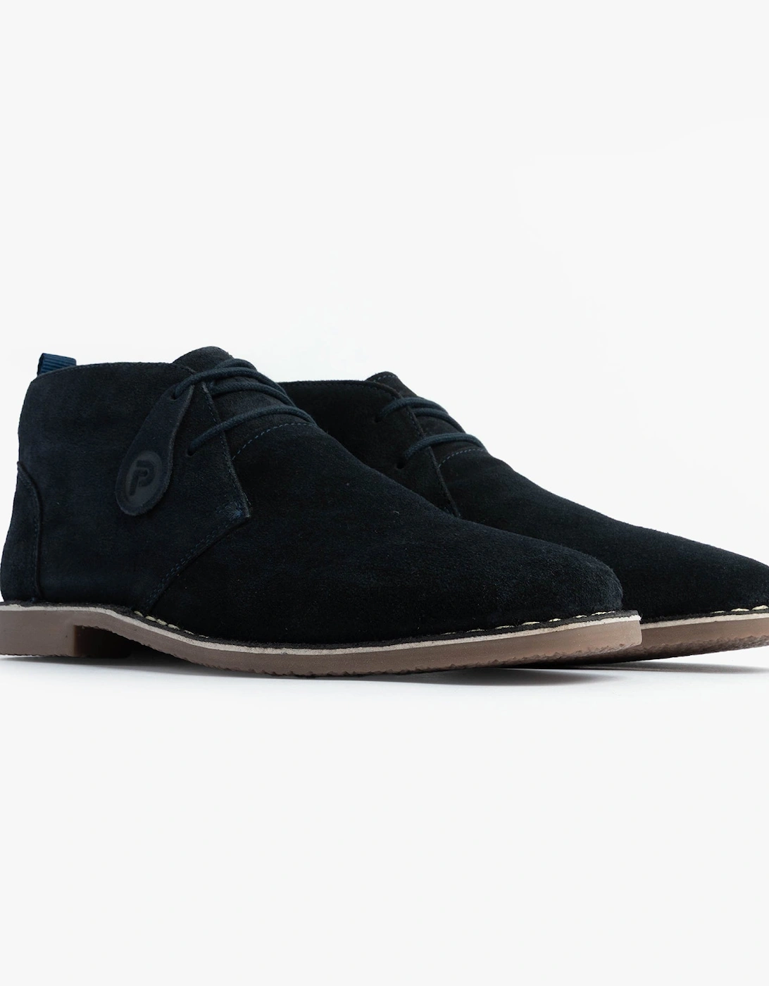 VESPA Unisex Desert Boots Navy