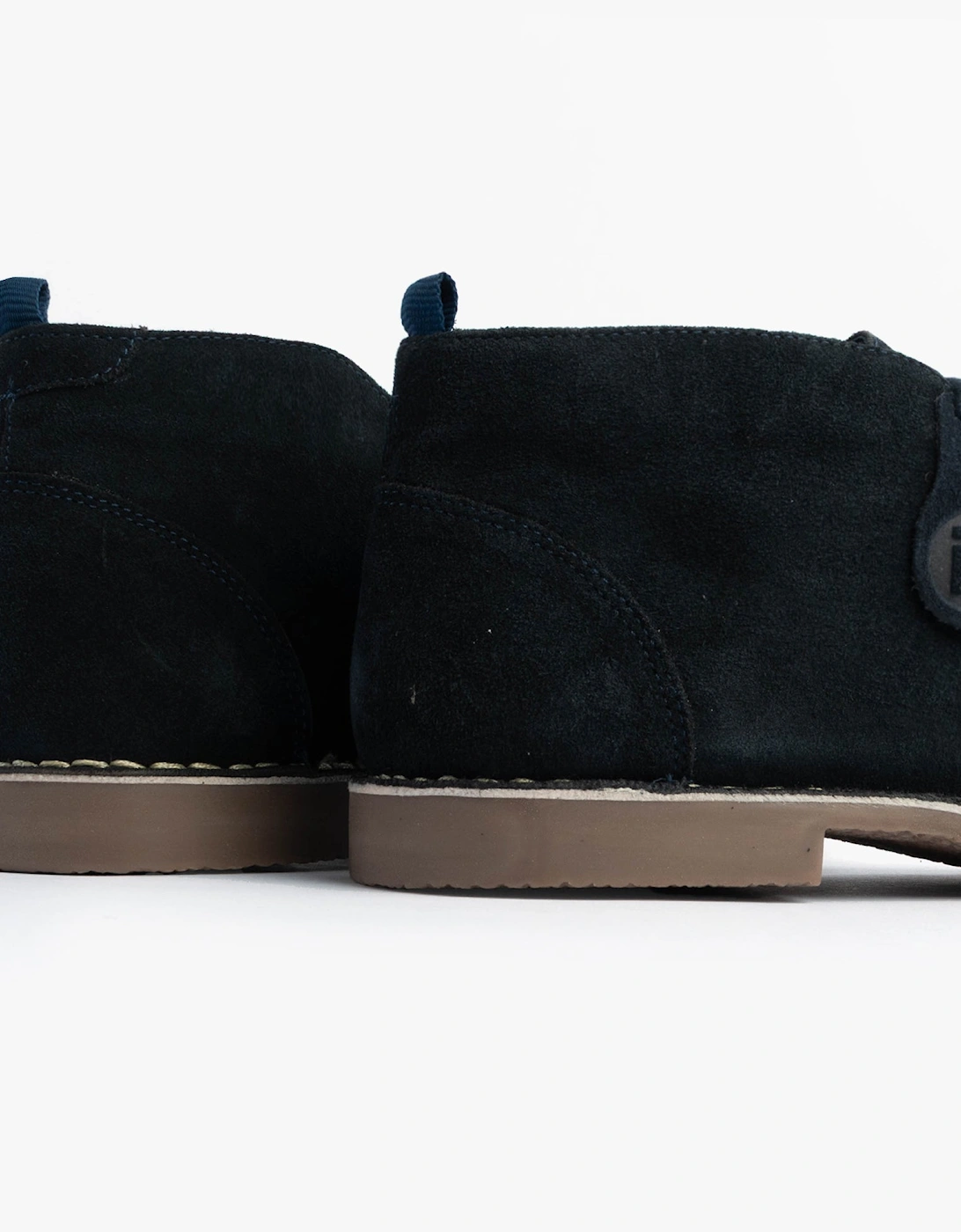 VESPA Unisex Desert Boots Navy