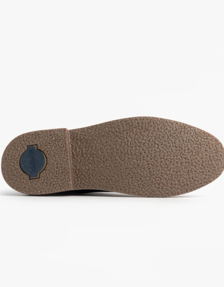 VESPA Unisex Desert Boots Navy
