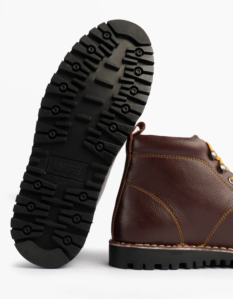 1961 MOD Mens Leather Monkey Boots Oxblood