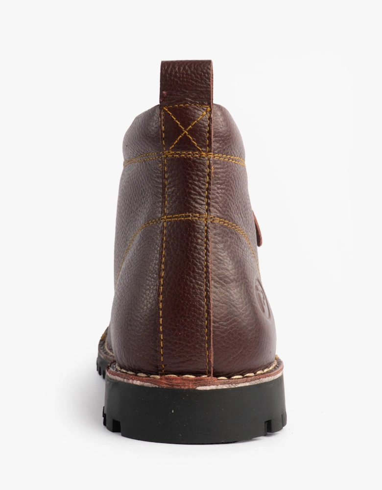 1961 MOD Mens Leather Monkey Boots Oxblood