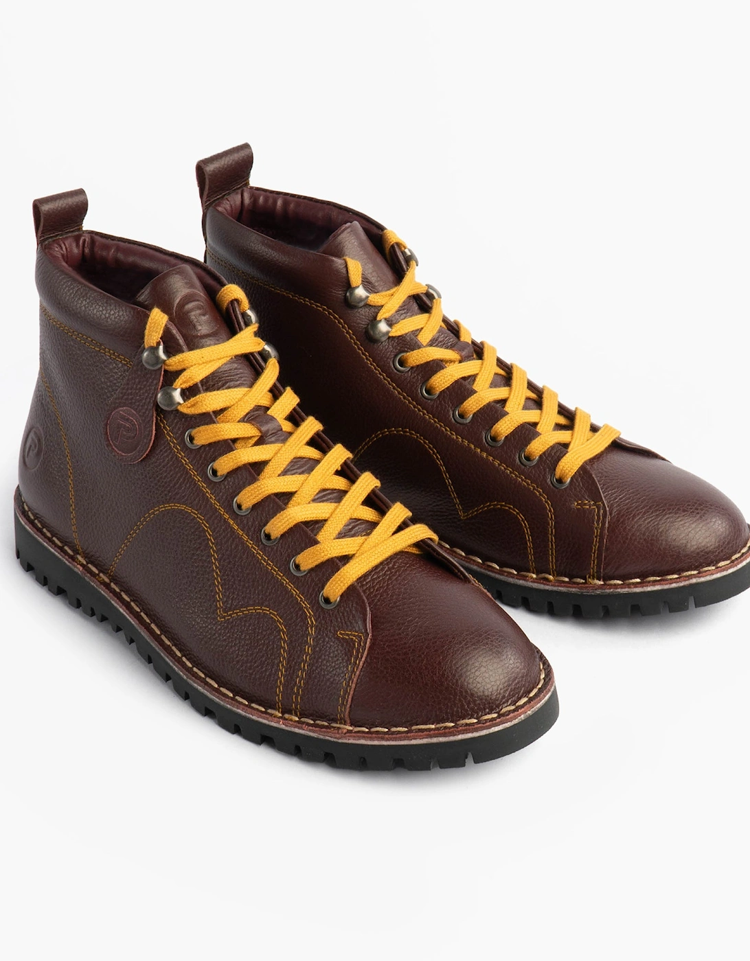 1961 MOD Mens Leather Monkey Boots Oxblood