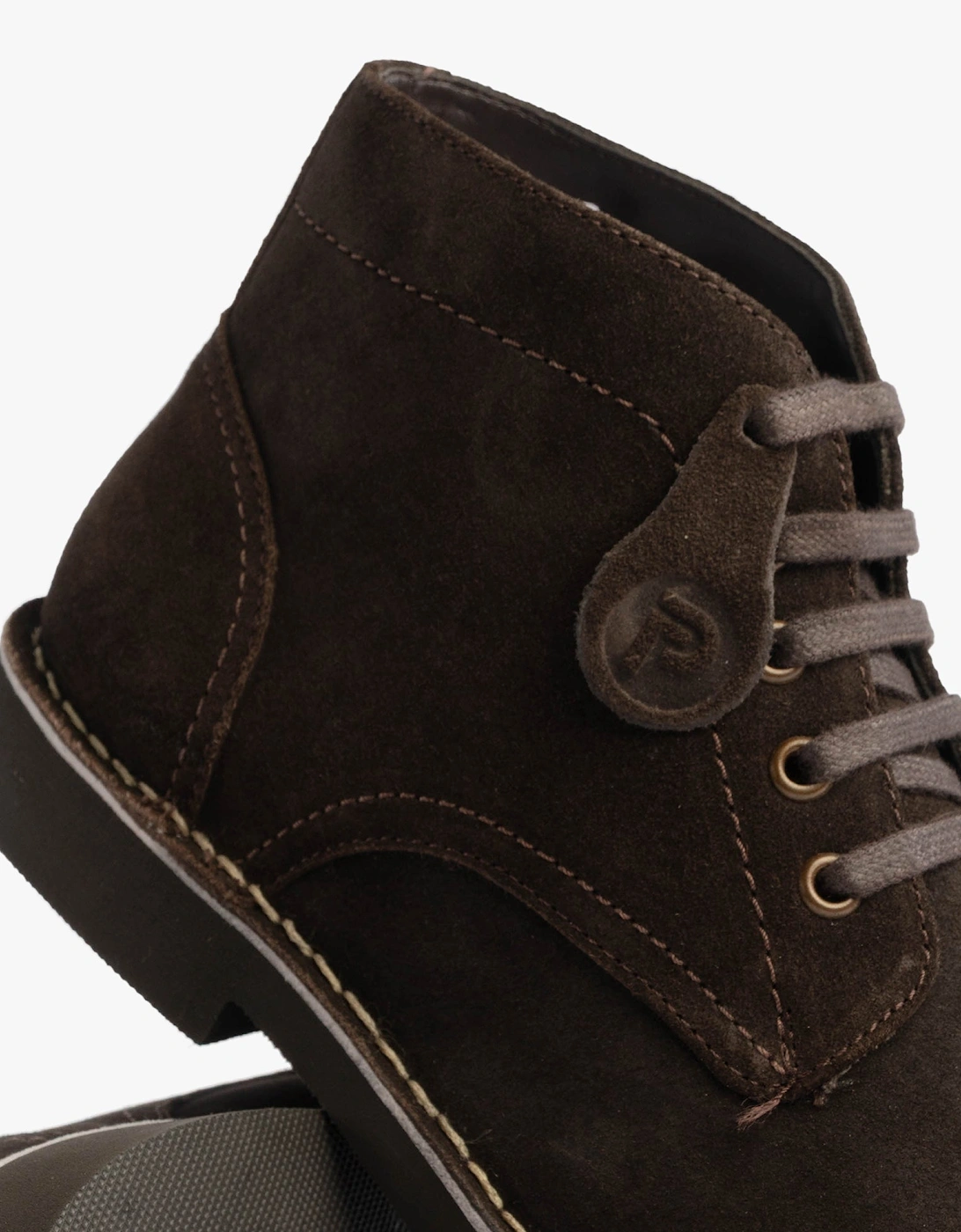 RANGER Mens Desert Boots Dark Brown