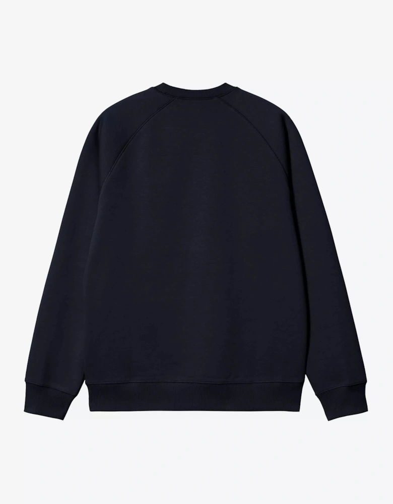 Carhartt CARHARTT CHASE SWEATSHIRT DARK NAVY/GOLD