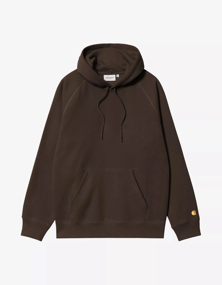 Carhartt CARHARTT HOODED CHASE SWEATSHIRT TOBACCO/GOLD