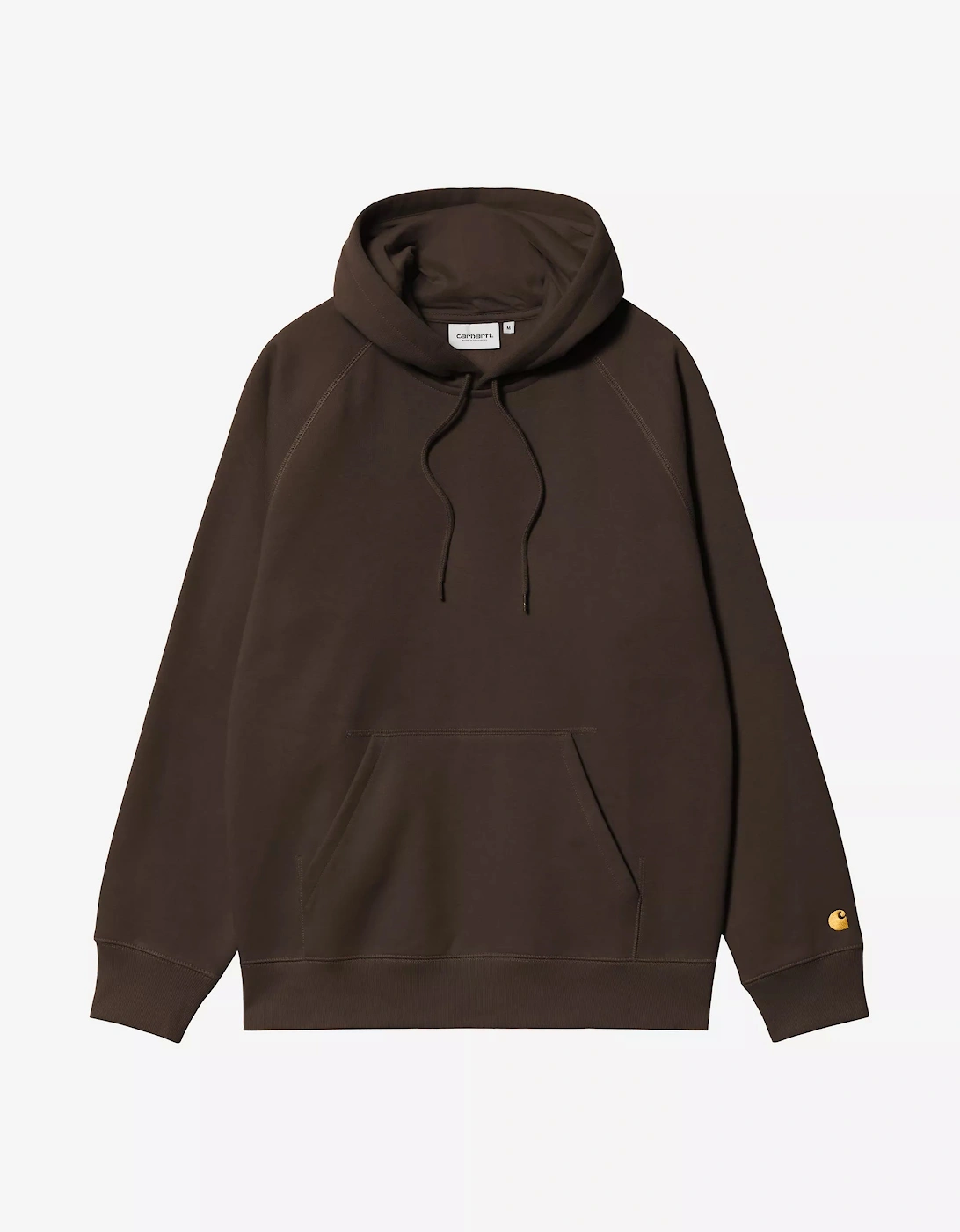 Carhartt CARHARTT HOODED CHASE SWEATSHIRT TOBACCO/GOLD