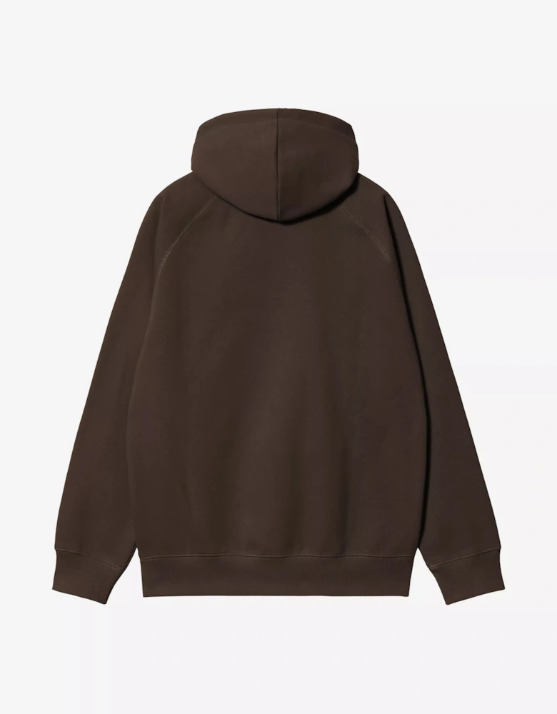 Carhartt CARHARTT HOODED CHASE SWEATSHIRT TOBACCO/GOLD