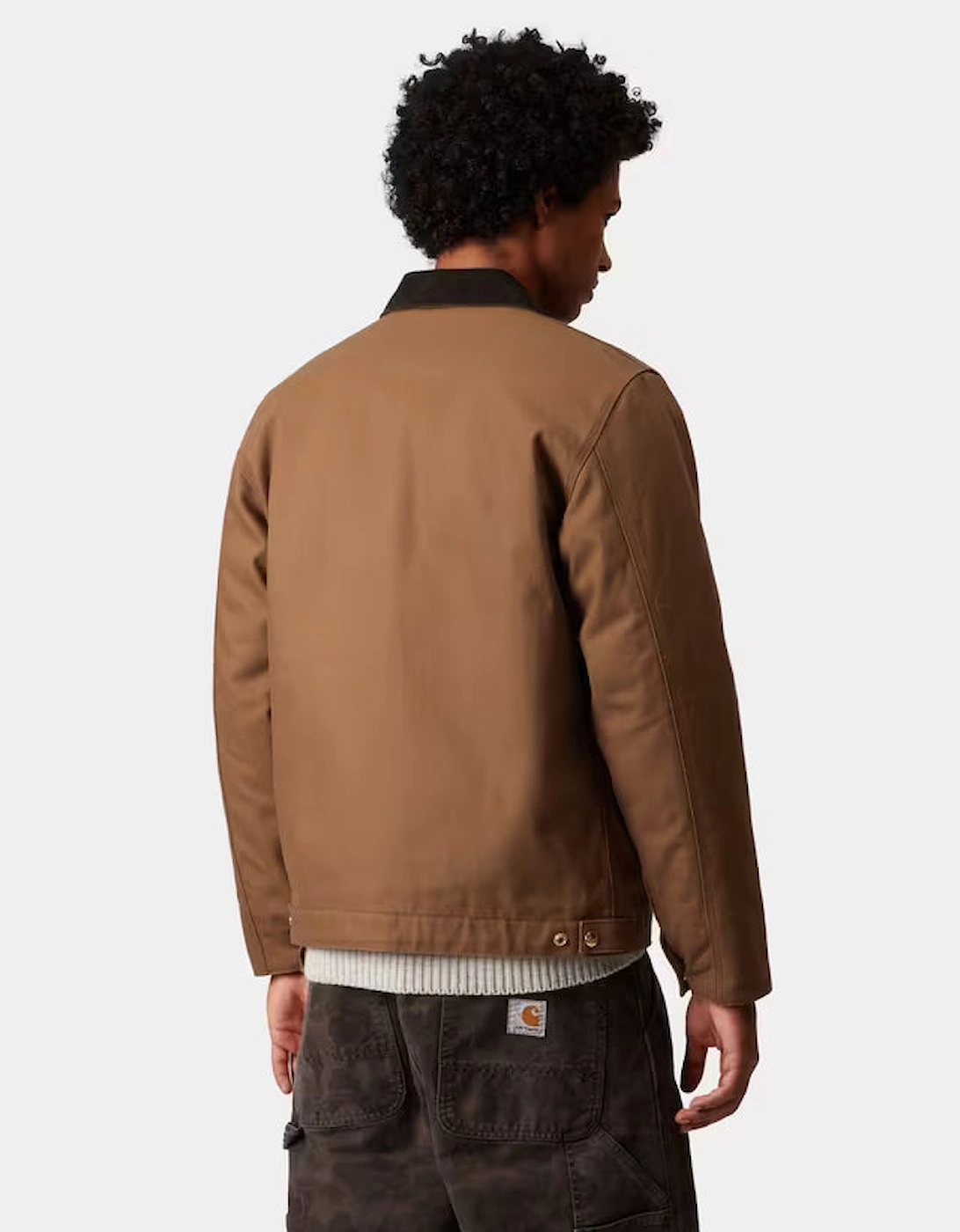 Carhartt CARHARTT DETROIT JACKET HAMILTON BROWN/TOBACCO