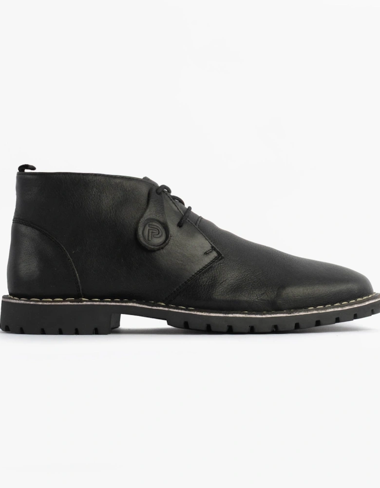 COOPER Mens Desert Boots Black