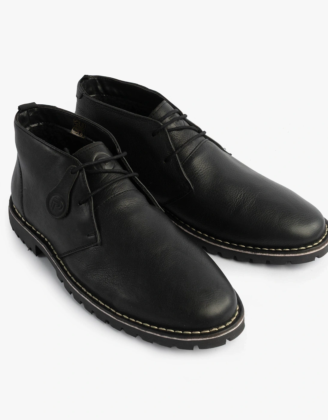 COOPER Mens Desert Boots Black