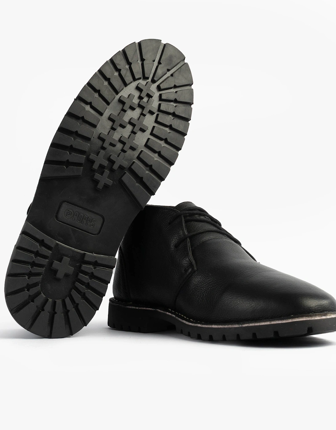 COOPER Mens Desert Boots Black