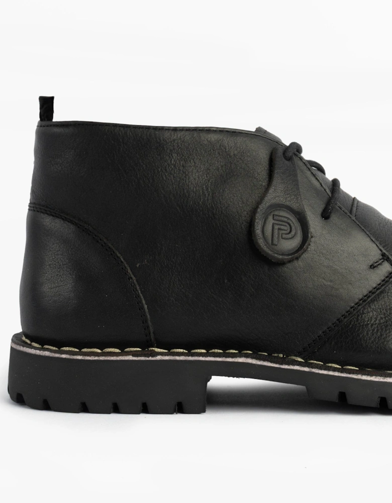 COOPER Mens Desert Boots Black