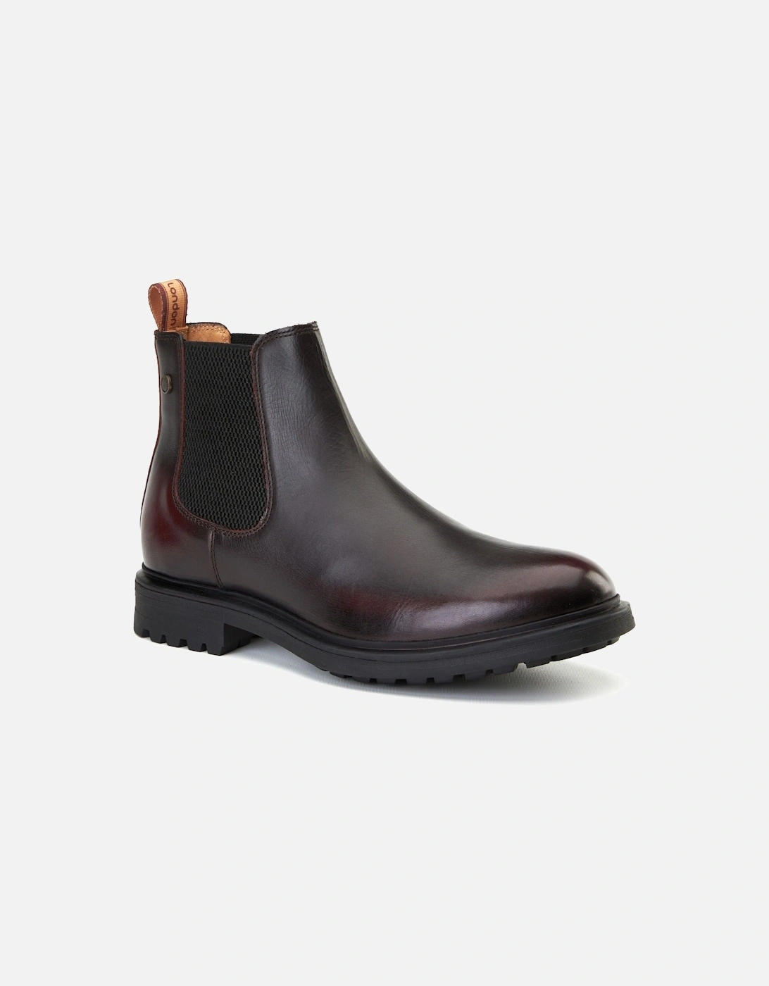London Roebuck Leather Men's Bordo Boots, 2 of 1