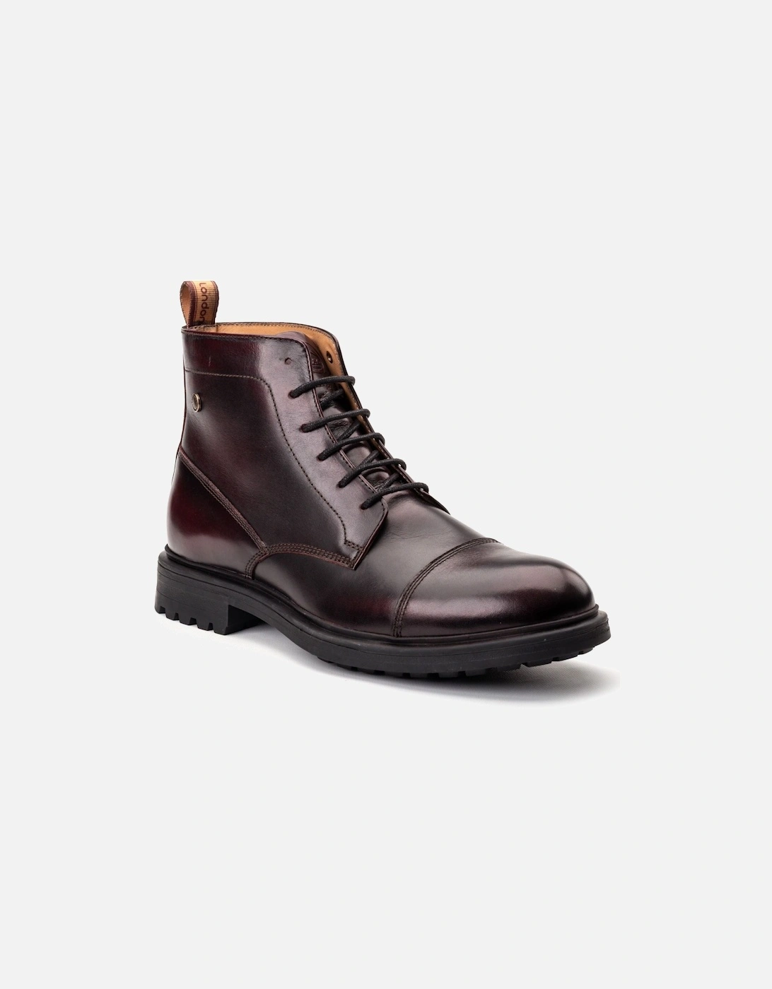 London Boulton Leather Men's Bordo Ankle Boots, 7 of 6