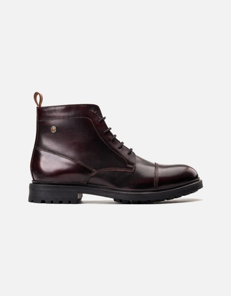 London Boulton Leather Men's Bordo Ankle Boots