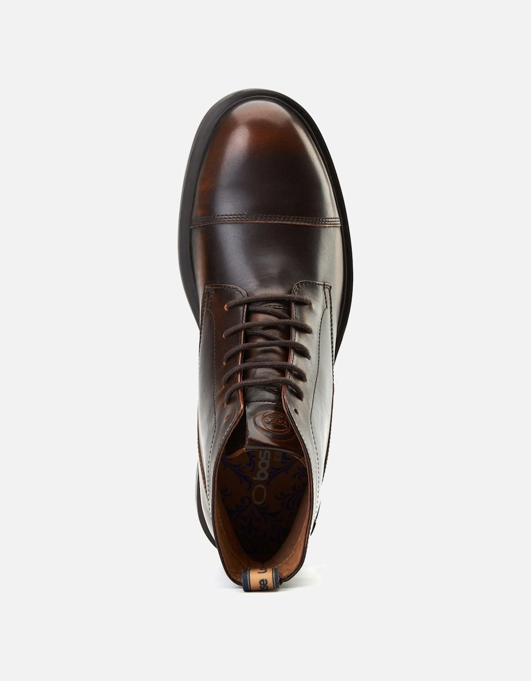 London Boulton Leather Men's Brown Ankle Boots