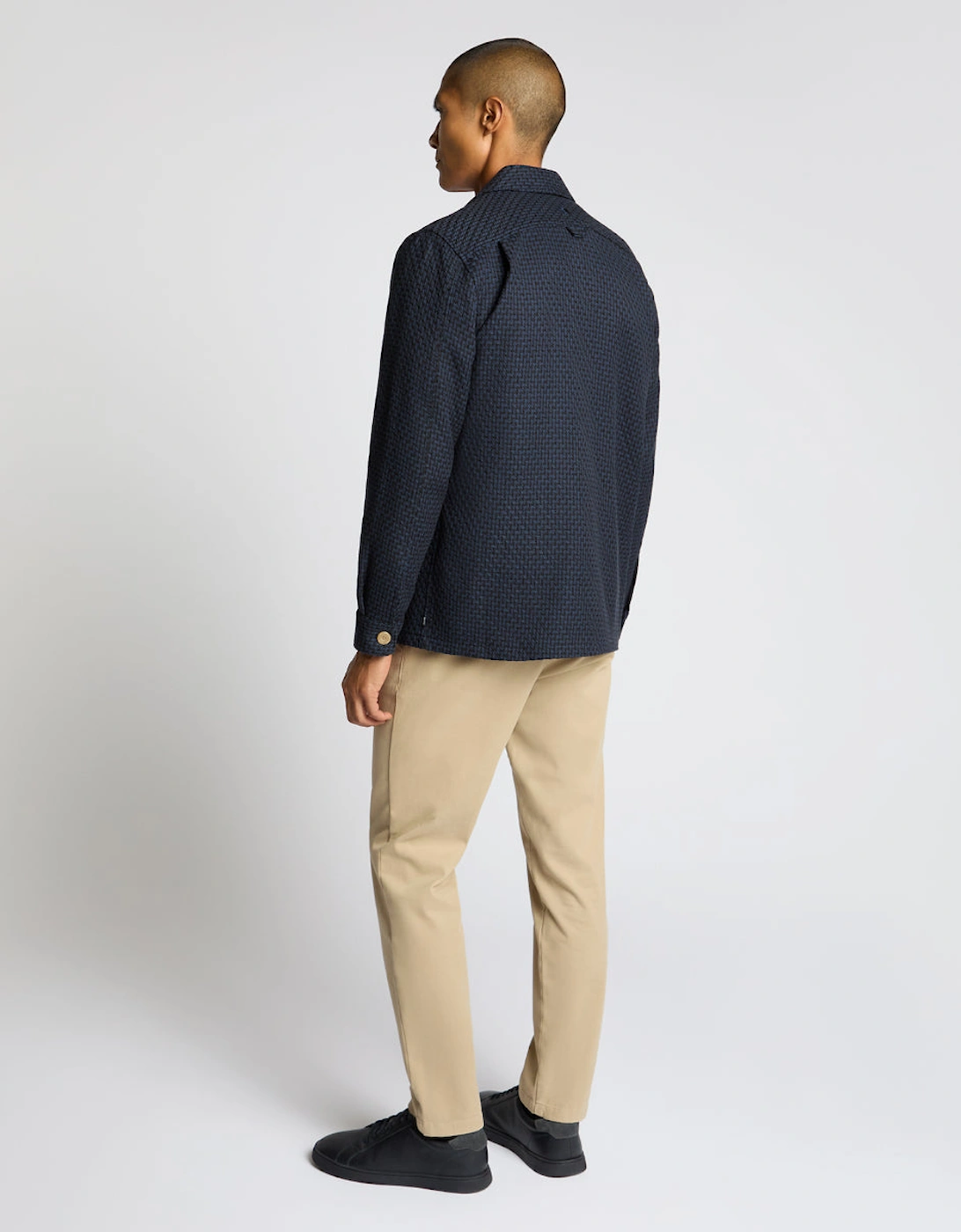 Textured Overshirt 78 Navy