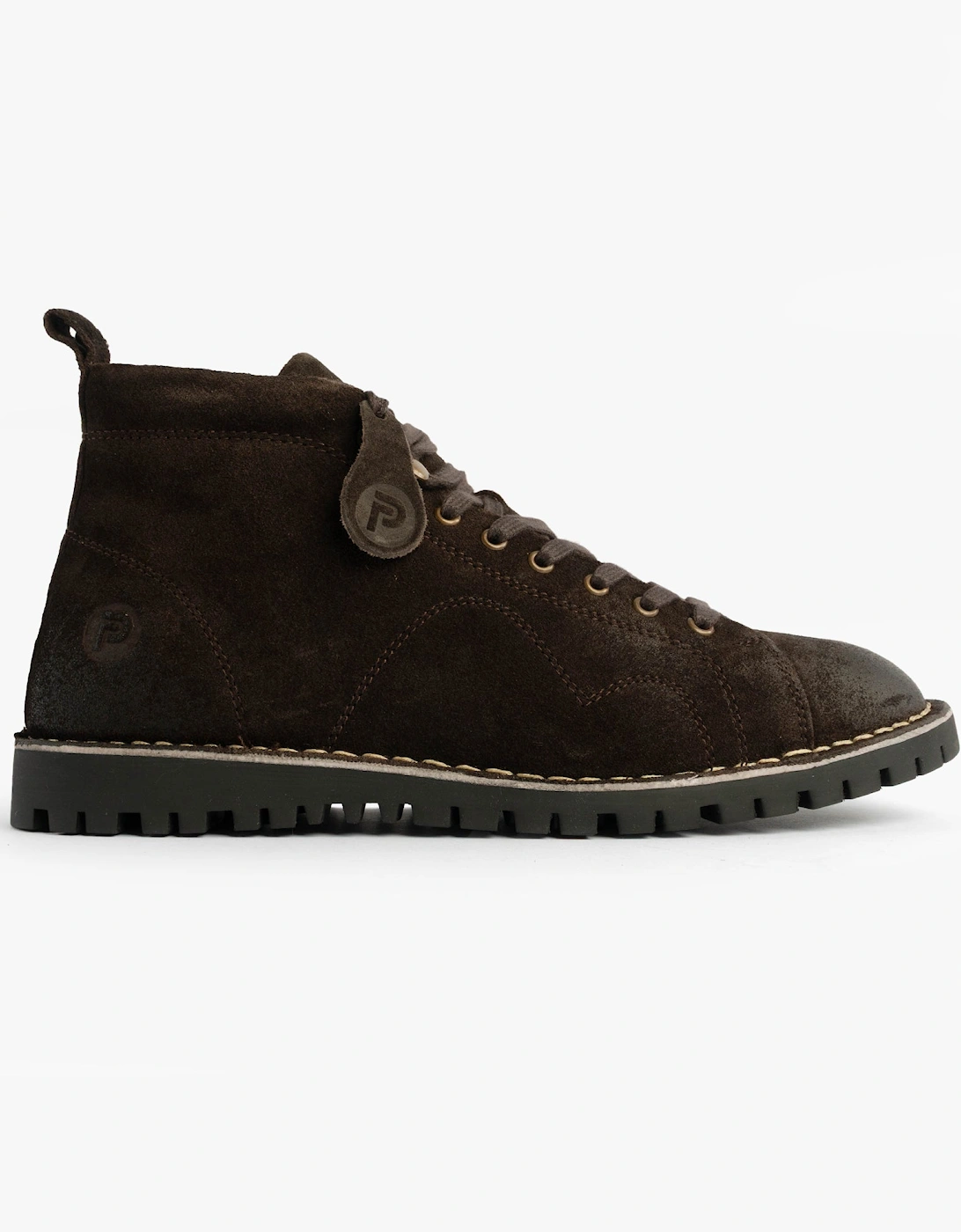 1961 MOD Mens Suede Boots Brown, 8 of 7