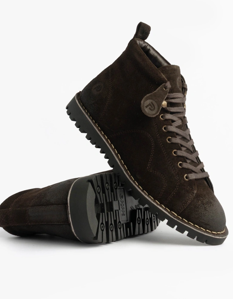 1961 MOD Mens Suede Boots Brown