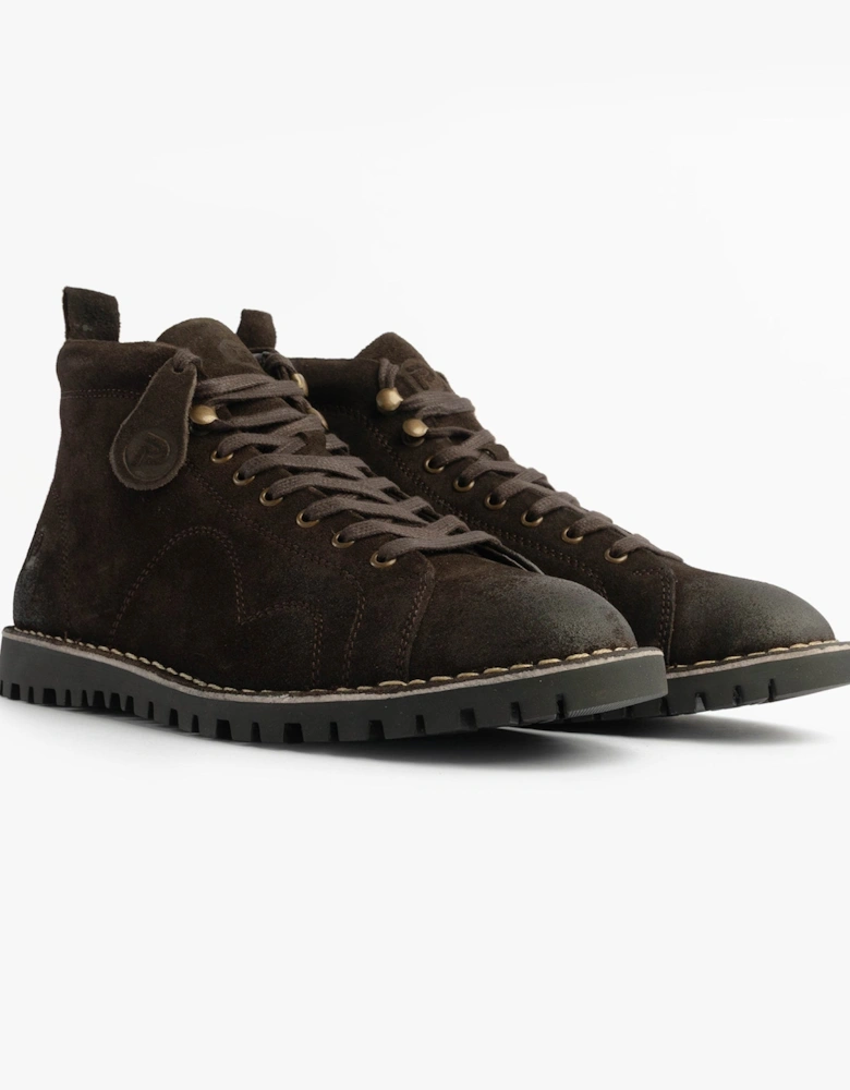 1961 MOD Mens Suede Boots Brown