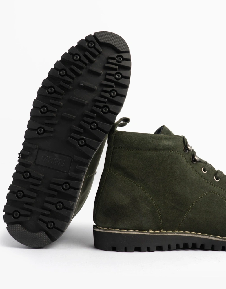 1961 MOD Mens Suede Boots Green