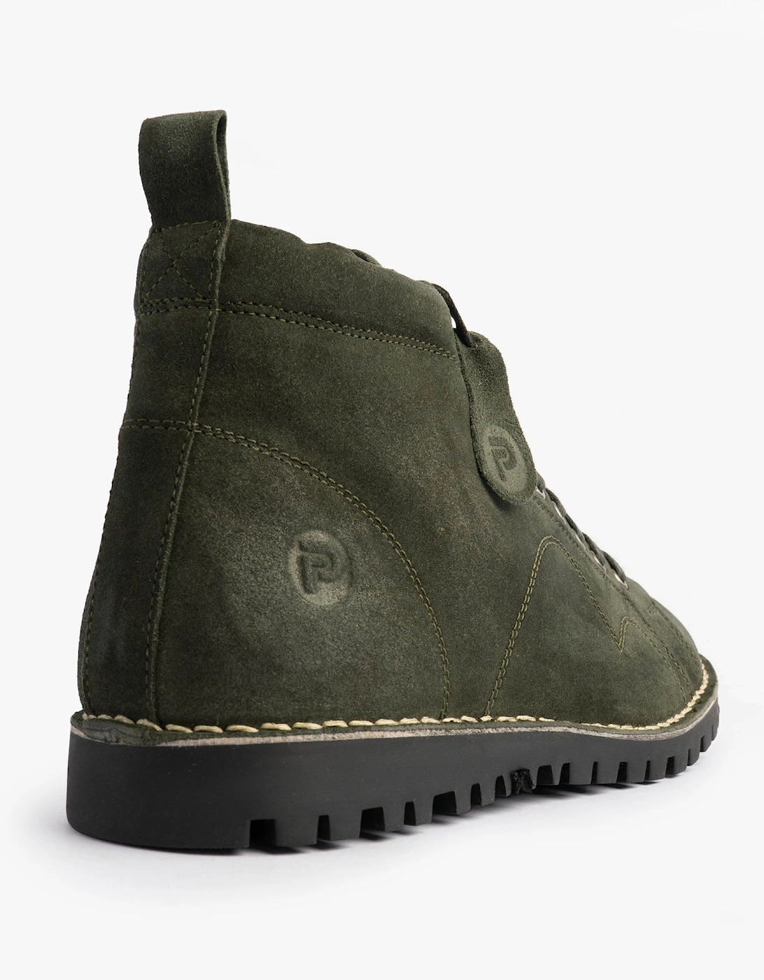 1961 MOD Mens Suede Boots Green