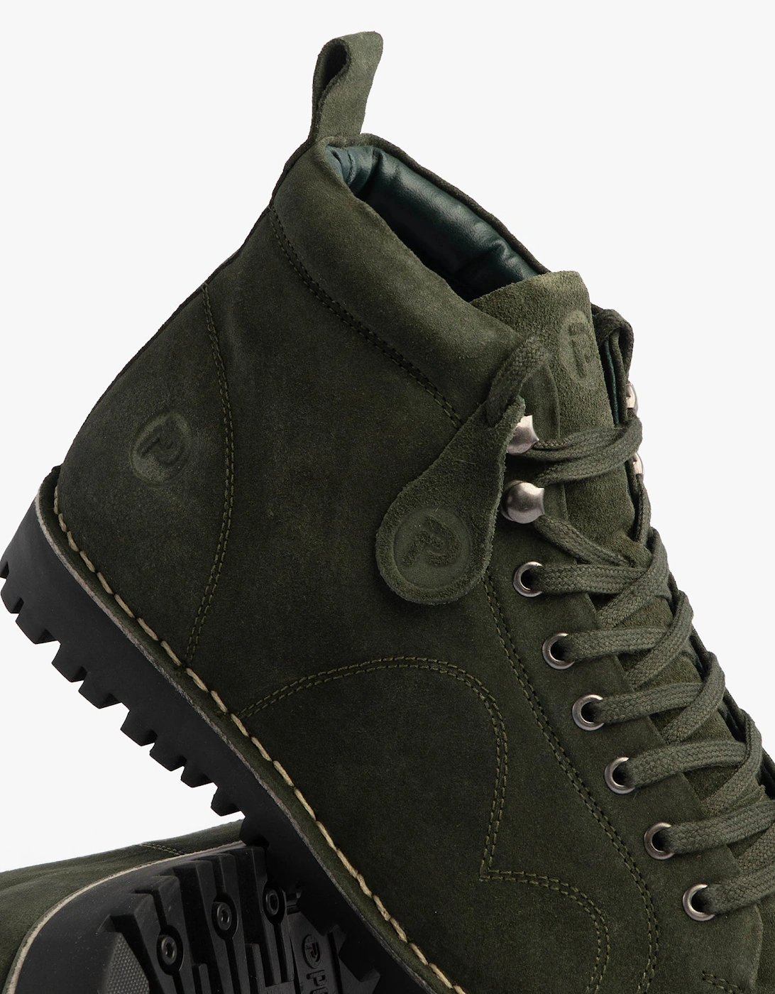 1961 MOD Mens Suede Boots Green