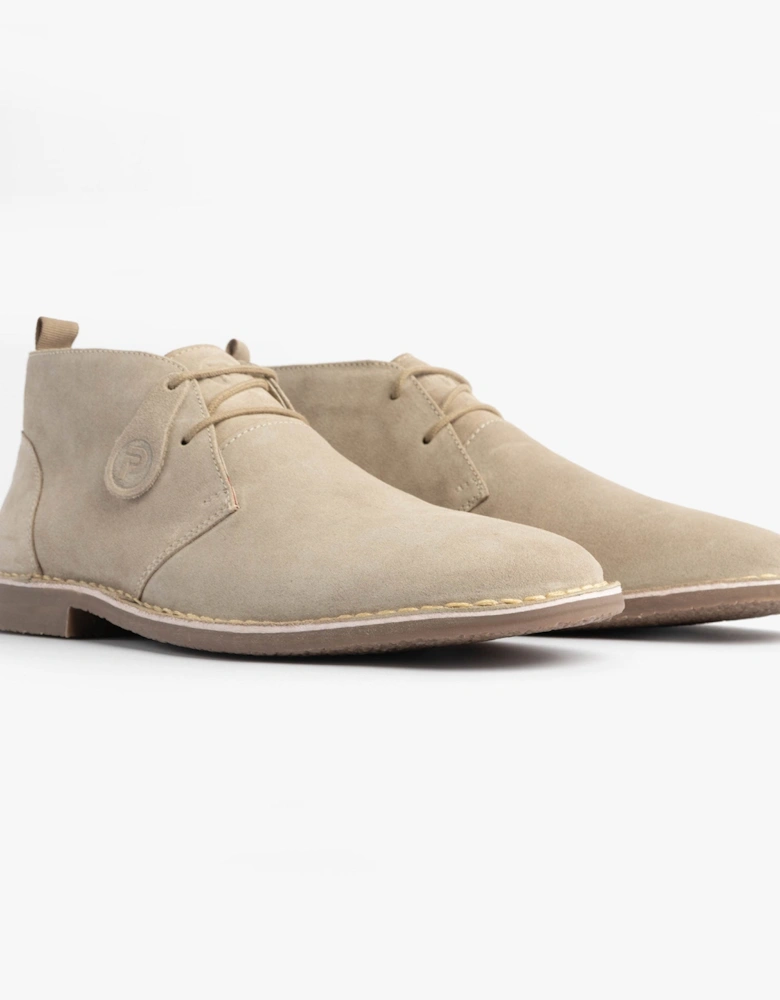 VESPA Unisex Desert Boots Sand
